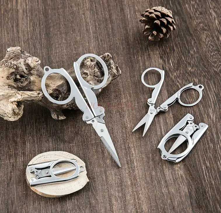 Falten Reise Schere Bequem Schere Tragbare Falten Schere Angeln Schere Mini Schere