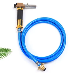 Copper Liquefied Gas Welding Torch Kit with 2.5M Hose for Soldering Cooking Brazing Heating Lighting Weed Killing