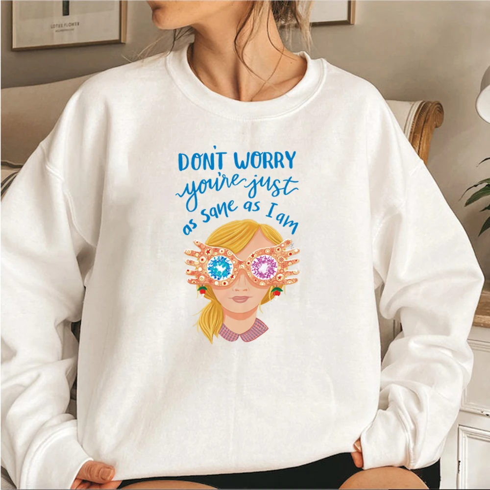 

Luna Lovegood Sweatshirt Magic Movie HP Inspired Crewneck Sweatshirts Spectra Specs Quote Tops Wizard World Crewneck Sweatshirt