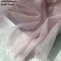 400S/Class 100%Cashmere Scarf Luxury brand Women Fashion Ring Cashmere Shawl Thin Summer Winter  Ladies Soft Long Cashmere Scarf - Image 6