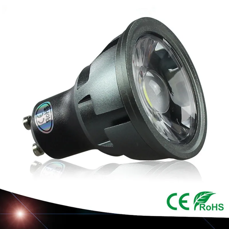 10 szt. Żarówka Led GU10 3W 5W 7W 110 220v 240v lampa COB ciepła biała 3000k naturalny biały 4000k biała 6500k oszczędność energii