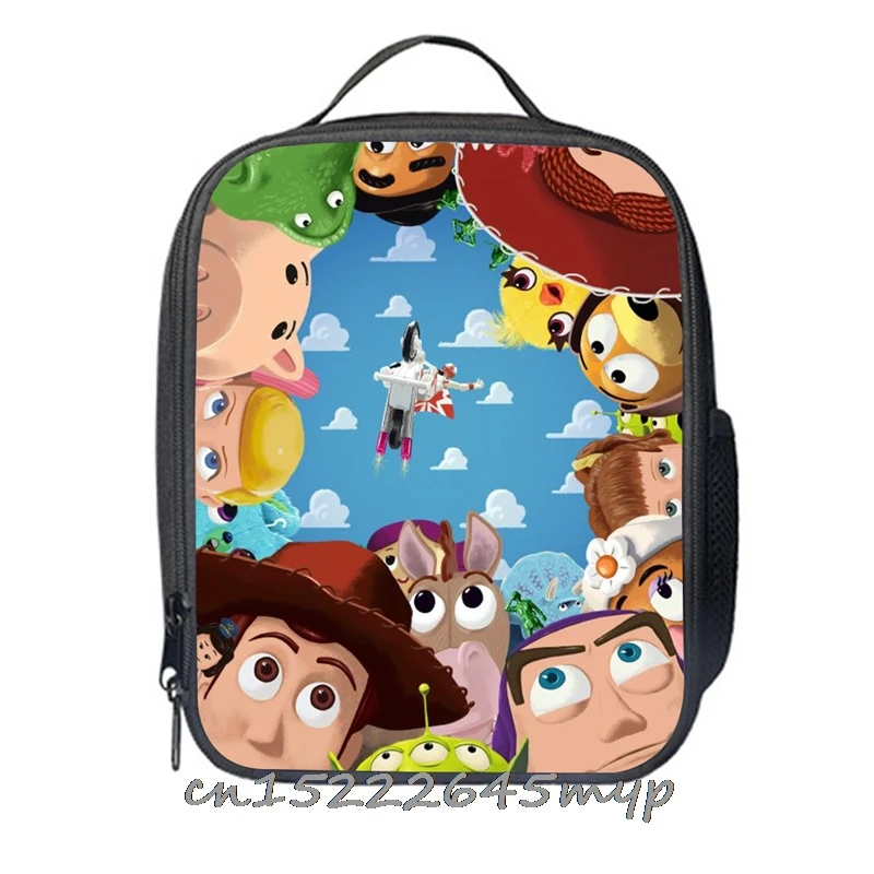 Toy 4 Story Print pranzo al sacco isolato Tote Bag termici Picnic Food Lunch box bag per donna ragazze donna bambini Disney