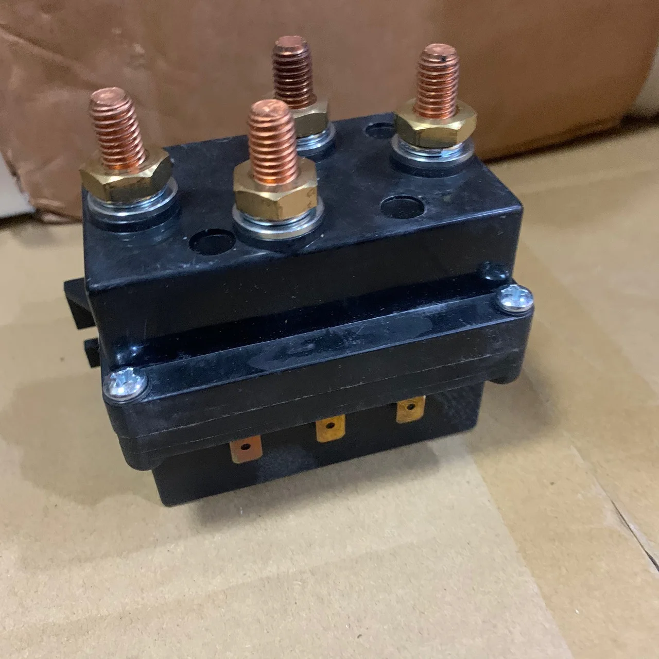 Electric winch relay 500A plug-in electromagnetic switch 12V 24V DC pure copper