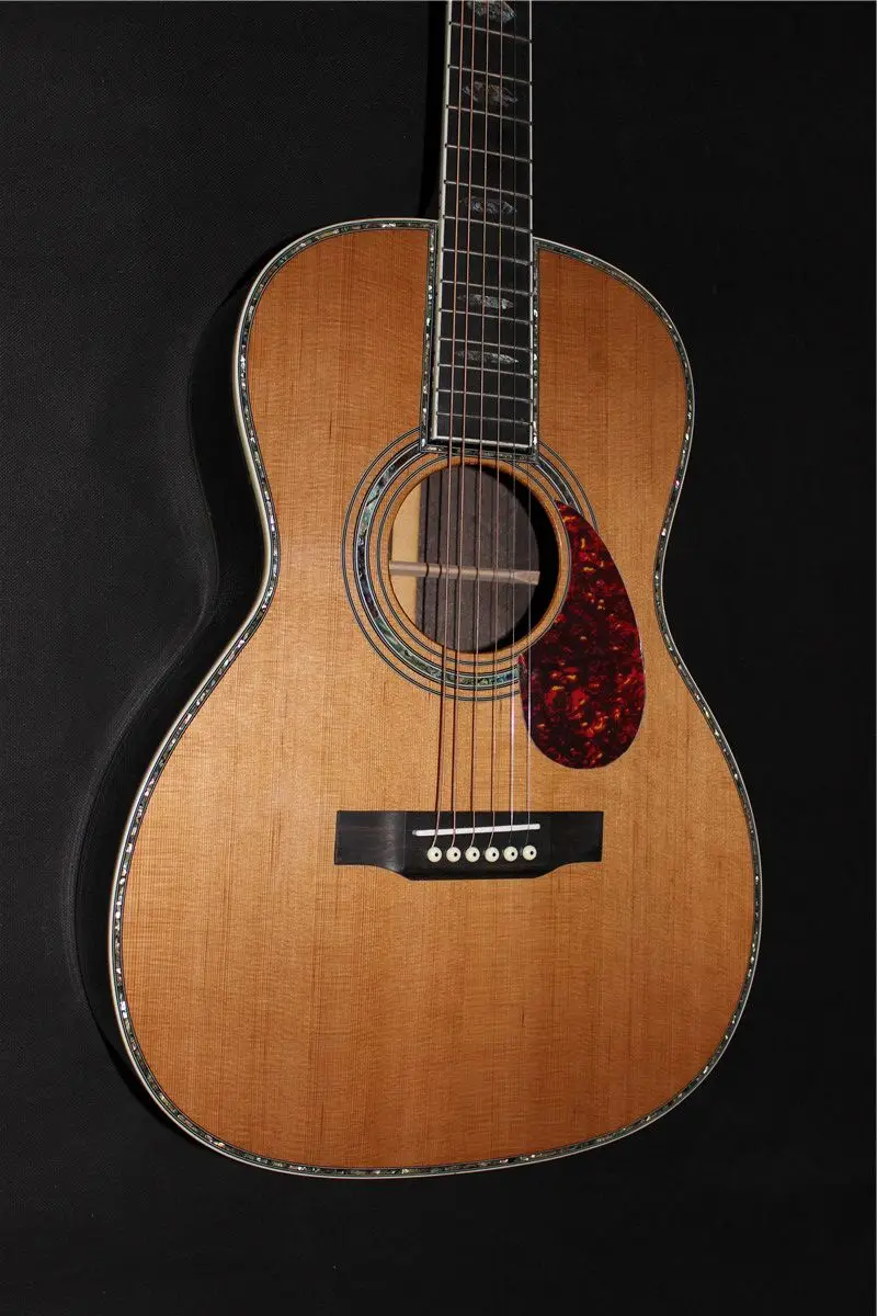 Grand Concert guitar OEM 39 inch ooo style classic acoustic Guitar,Ebony fingerboard Solid cedar  Acoustic can ship from US Uk