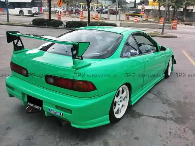 Car Accessories for Honda 94-01 Integra DC2 Glass Fiber D5 Style Unpainted Rear GT Spoiler Fibre Trunk Wing Kit Set Racing Blade