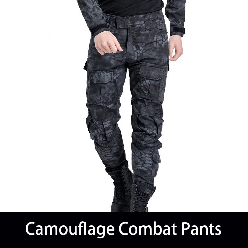 

Camouflage Combat Frog Pants Men Outdoor Frog Suit G3 Jogger Trousers Cargo Training Pants Man Trousers Pants