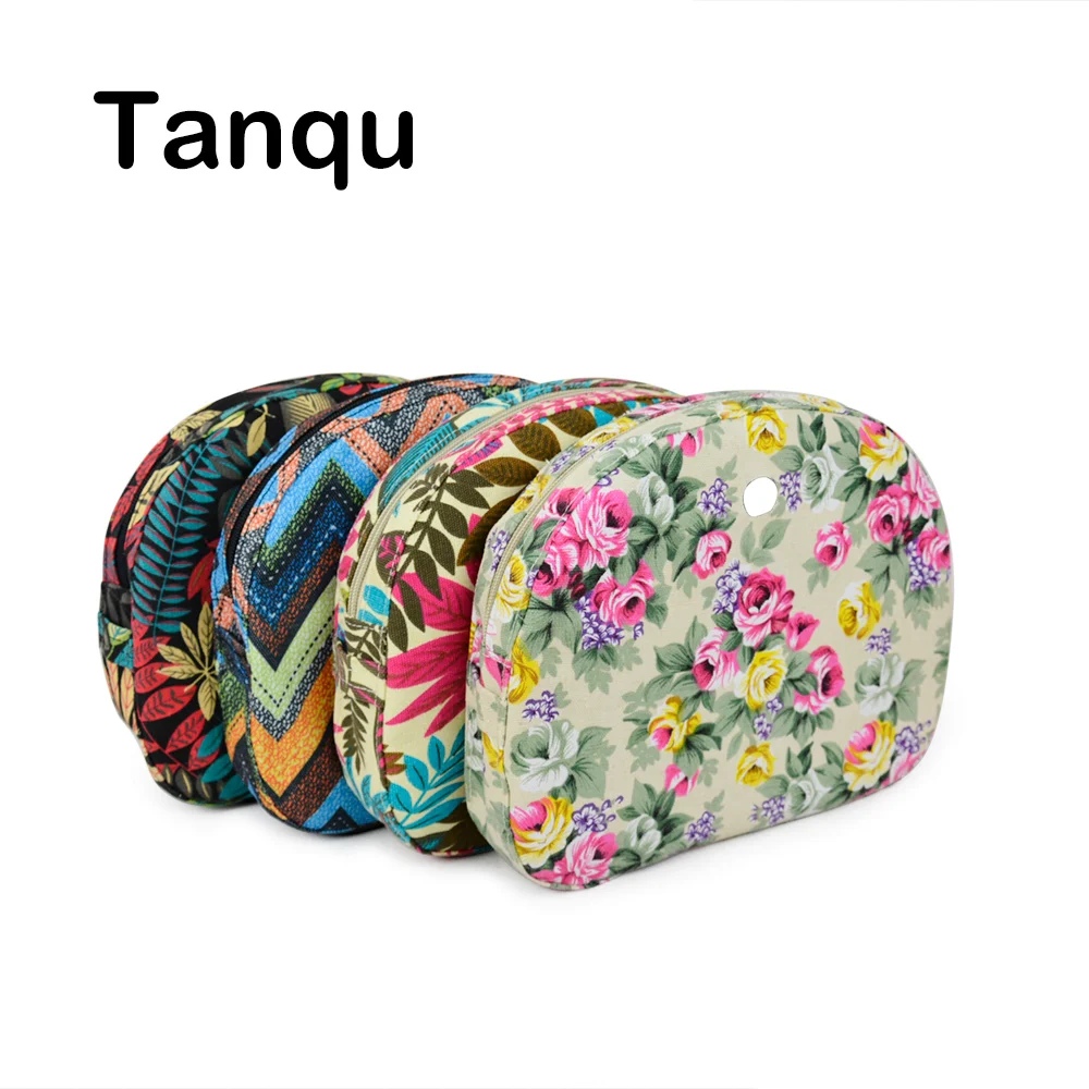 

Tanqu floral Waterproof Canvas Fabric Inner Pocket Lining for Omoon light Obag Handbag Insert Organizer for O Moon baby O Bag