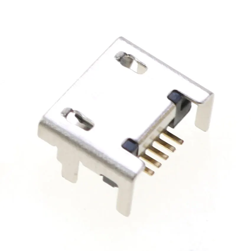 Cltgxdd 2/5/10pcs Micro USB Jack 5 Pin Female Socket Connector Charging Port SMD 4 Legs 90 Degree - Image 3