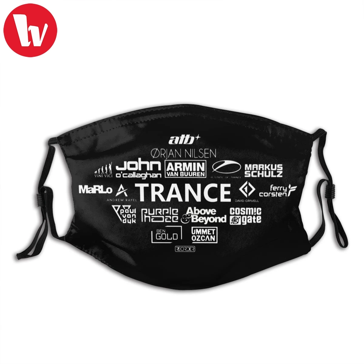 

Armin Van Buuren Mouth Face Mask TRANCE DJs Armin Marlo State Of Trance Facial Mask Cool Fashion with 2 Filters for Adult