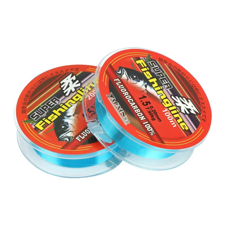 100M/109 Yard Fishing Line Nylon Fluorocarbon High Strength Strong Leader Line Fly Fishing Wire Winter Fishing Accessories Pro