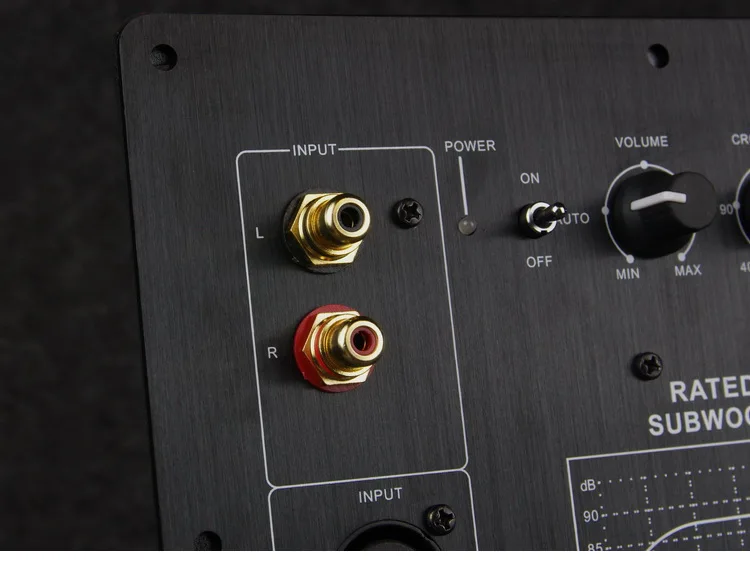 Placa amplificadora de subwoofer de 350W con algoritmo EQ dinámico, subwoofer amplificador adecuado para placa de subwoofer de 10 ~ 12 pulgadas