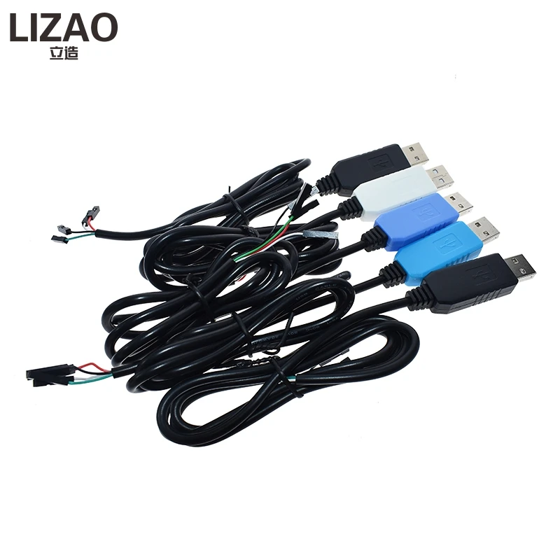 PL2303 USB to UART TTL Cable Module FT232RL PL2303HX USB Transfer to TTL RS232 Serial Port Adapter Module CH340 Download cable