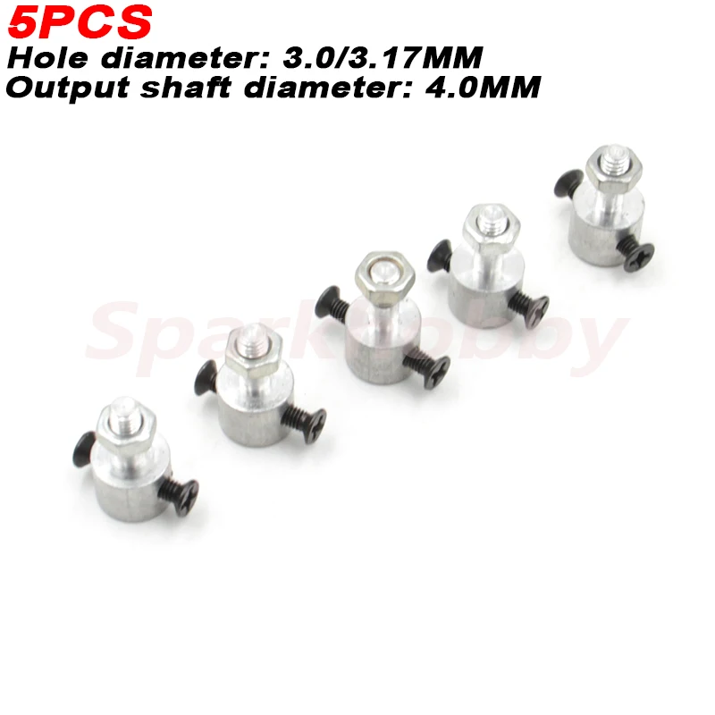 

5PCS Sparkhobby 3.0/3.17MM Hole Diameter 4MM Output Shaft Diameter propeller clamp for 5030 6030 propeller RC parts Accessories