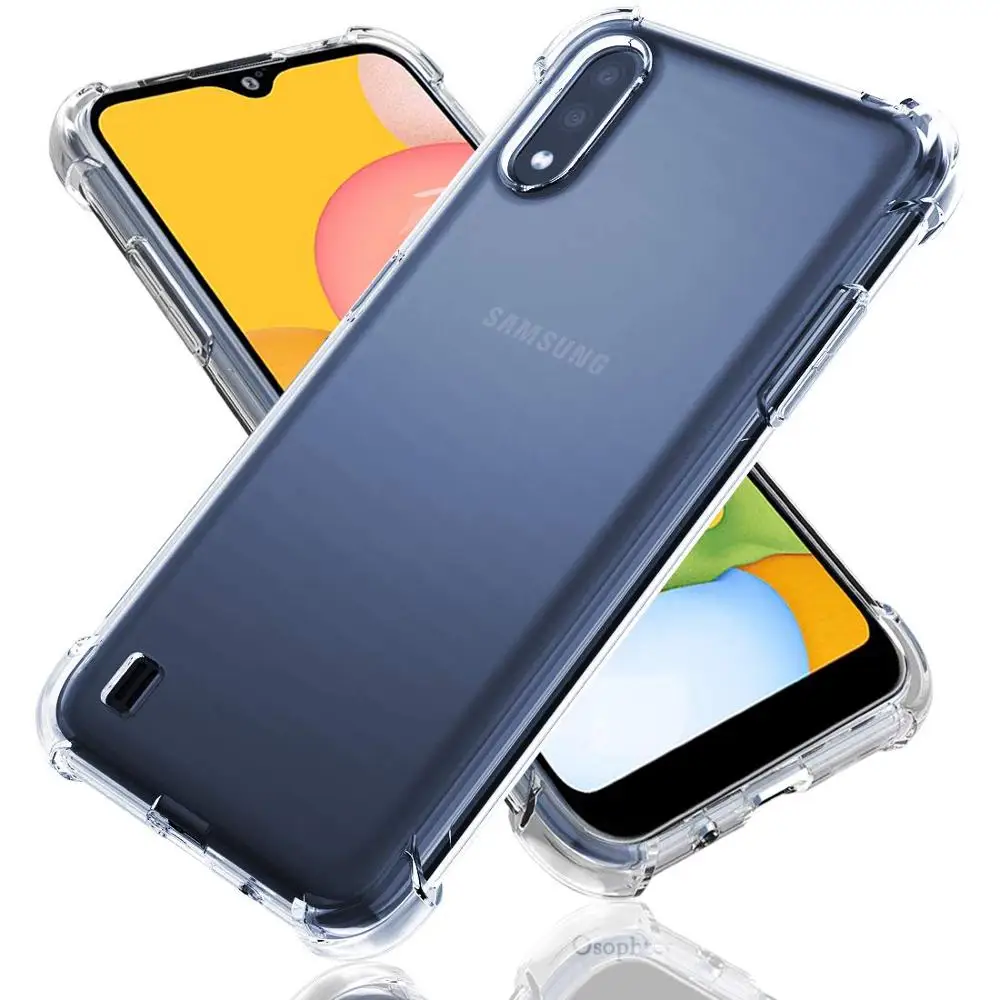 Cystal Silicone Case For Samsung Galaxy A01 5.7\