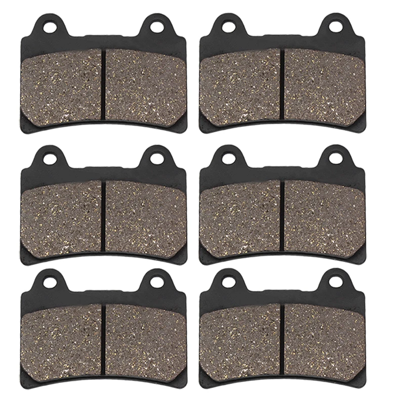 Motorcycle Front and Rear Brake Pads for YAMAHA XVZ 1300 Royal Star Tour Deluxe 1999 2000 2001 XVZ1300 Boulevard 1999 2000