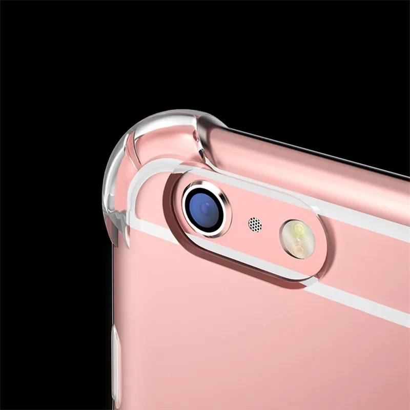 Coque transparente pour iPhone, compatible modèles 6 S Plus, 7, 8, 11 Pro, XS Max, XR, XS Max