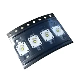 10PCS LUWW5SM 7060 WHITE SMD LED FLAT Lens 3W 6500K 350mA 3V 82-130LM Ultra Bright PLCC-2 ( LUW W5SM-KYLX-5P7R-24E4 )