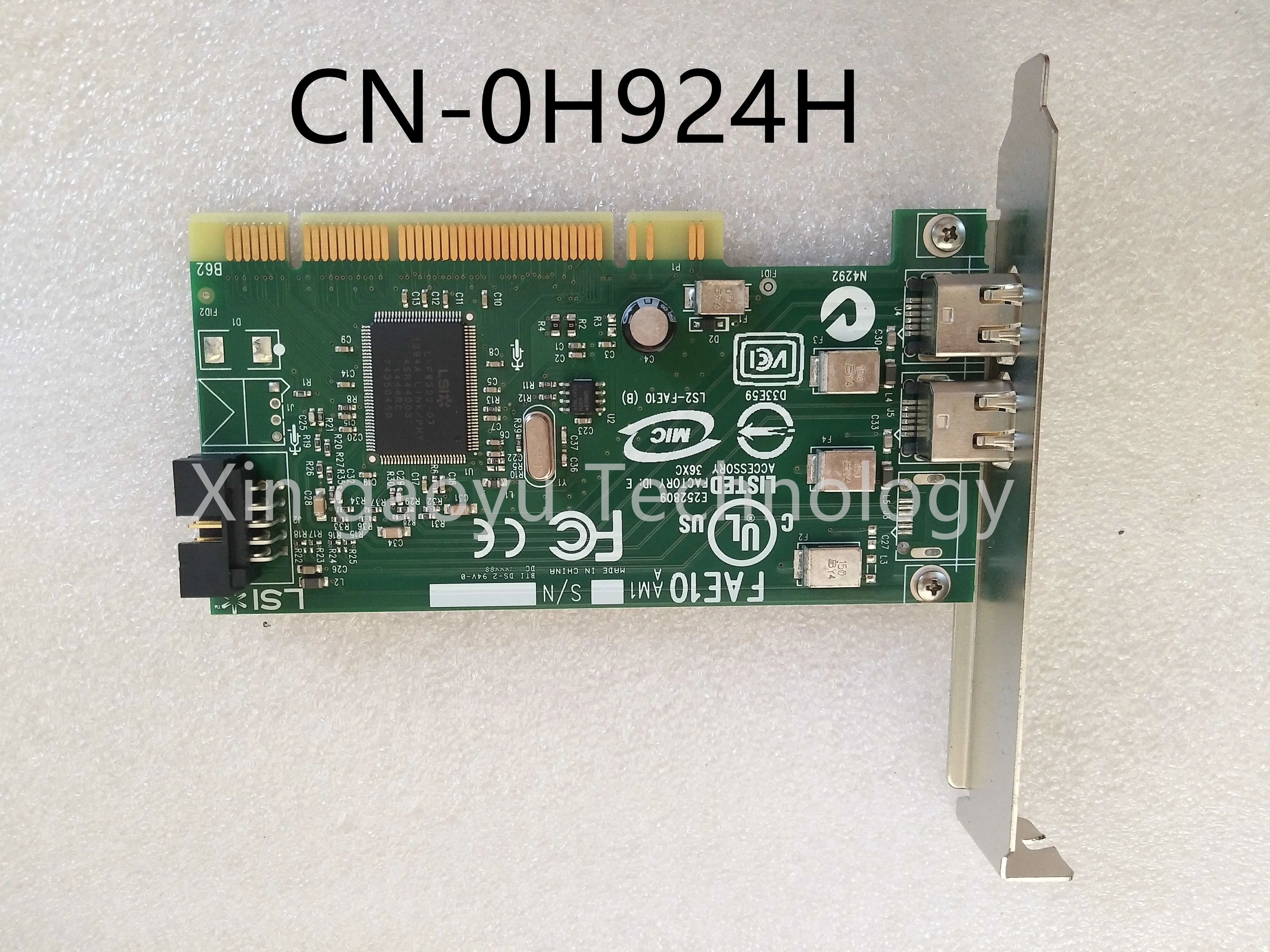 Оригинал для Dell 760 IEEE 1394 двойной порт IEEE-1394 PCI FireWire карта ls2-fae101 h924h 0h924h 100% ТЕСТ ОК