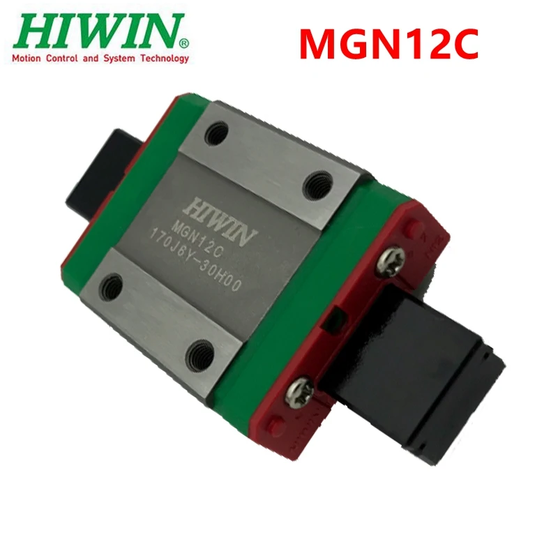 100% original HIWIN brand new MGN12C linear block carriage for linear guide rail MGNR12 MGN12 CNC parts 3D printer DIY 12mm