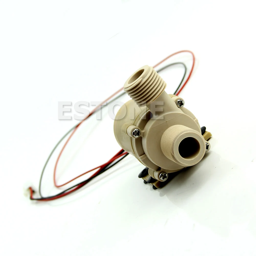 New DC 12V Solar Hot Water Circulation Pump Brushless Motor Water Pump 3M