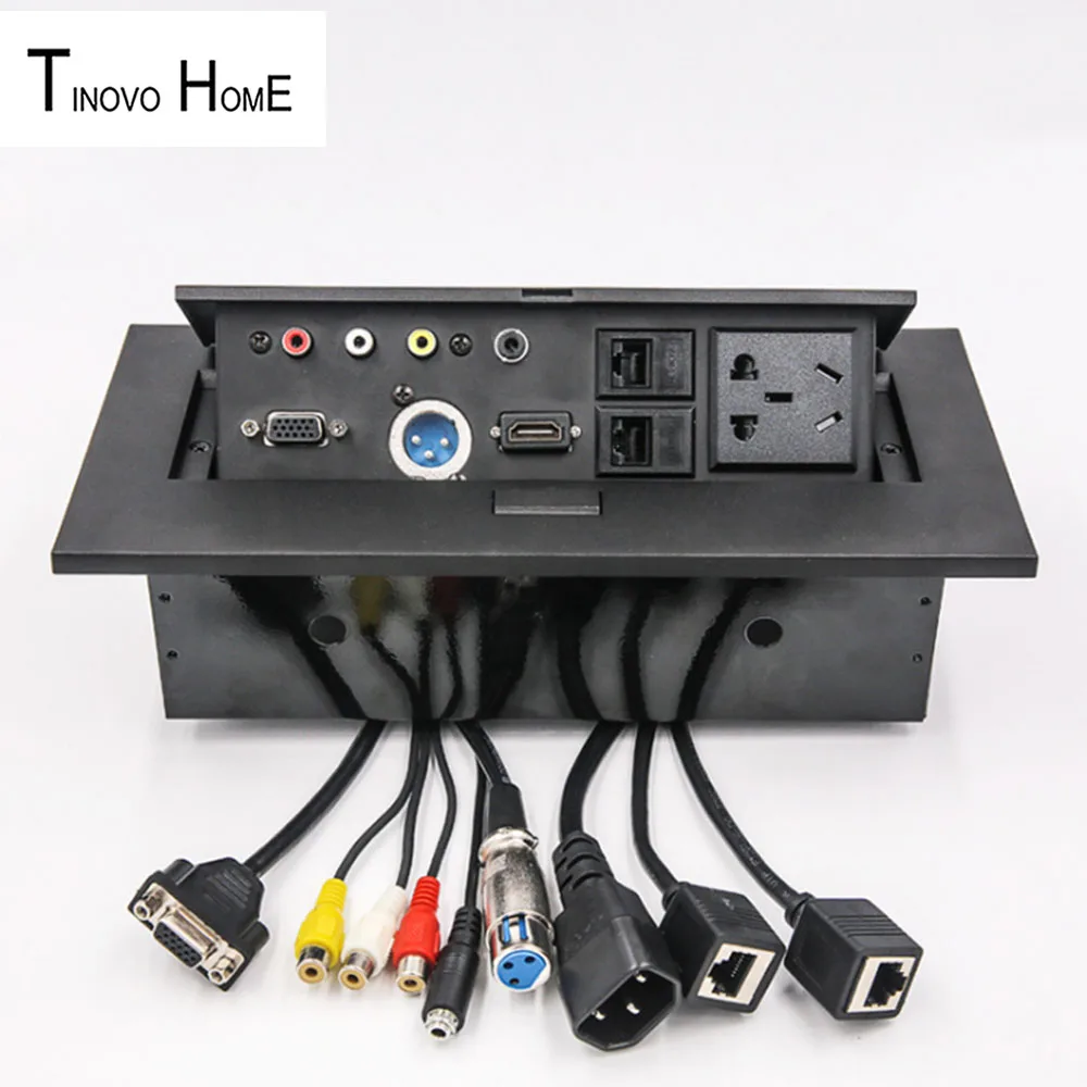 desk socket / office conference socket / multimedia XLR socket  VGA interface / pop-up type