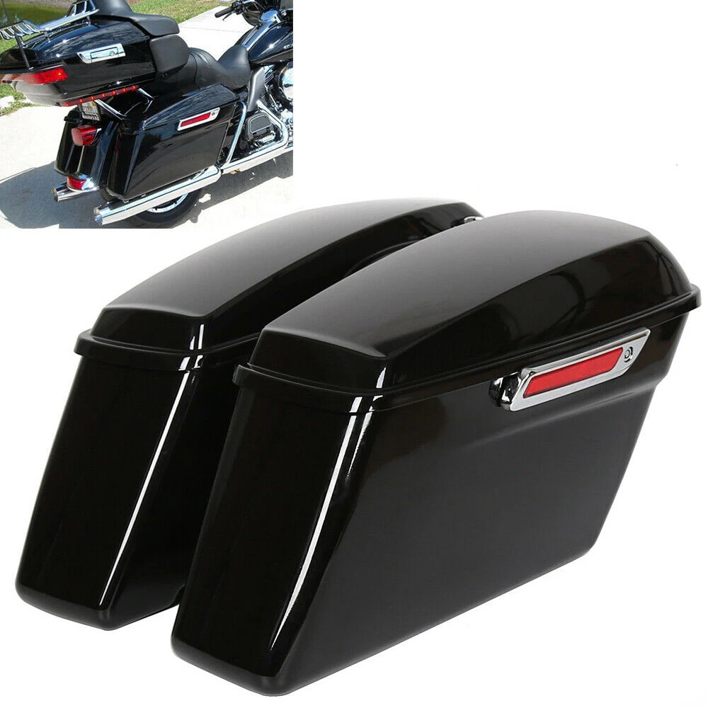 

Motorcycle Hard Saddlebags Saddle Bags For Harley Touring Road King Electra Glide Street Glide Road Glide 2014-2020