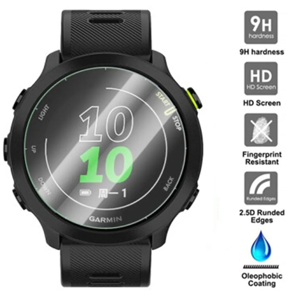 Tempered Glass Screen Protector Film For Garmin Forerunner 158 55 Smartwatch 9H LTE 2.5D Anti-scratch clear Protective Guard new