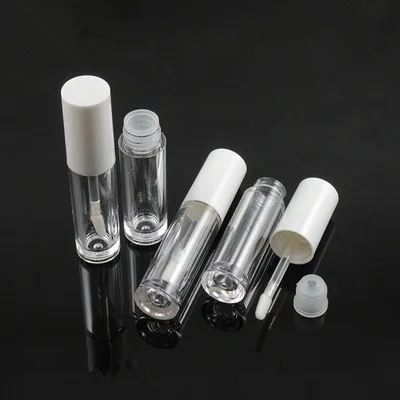 

20 x 5ML Mini Cosmetic Empty Eyelashes Lip Gloss Tube Eyeliner Vials Bottle Makeup Organzier Container With Brush Plugs