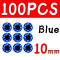 100 piezas de 10 mm azul