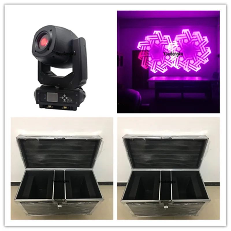 

4pcs with flycase 230w Spot Led Moving Head led spot rotation patterns moving head stage lighting fixture