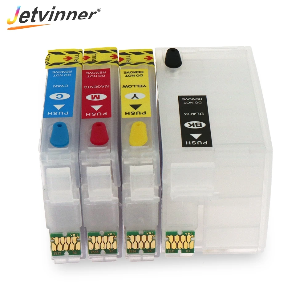 T2711 27XL Refillable Ink Cartridge For Epson WorkForce WF7110 WF7610 WF7620 WF3620 WF3820 3640D 7110DTW Printers With ARC Chips