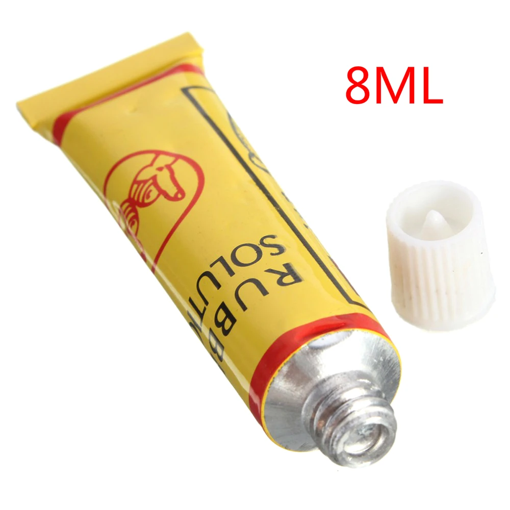 Tubo interno para pneu de bicicleta, 5 fábricas 8 ml reparo de pneus de bicicleta de estrada, montanha, reparação punção de borracha de cimento, cola fria