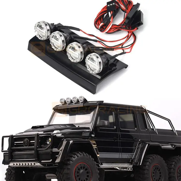 

Trax For TRX4 G500 Trx6 G63 Roof Light/spotlight/cross-country Searchlight #g162f For 1/10 Rc Climbing Car