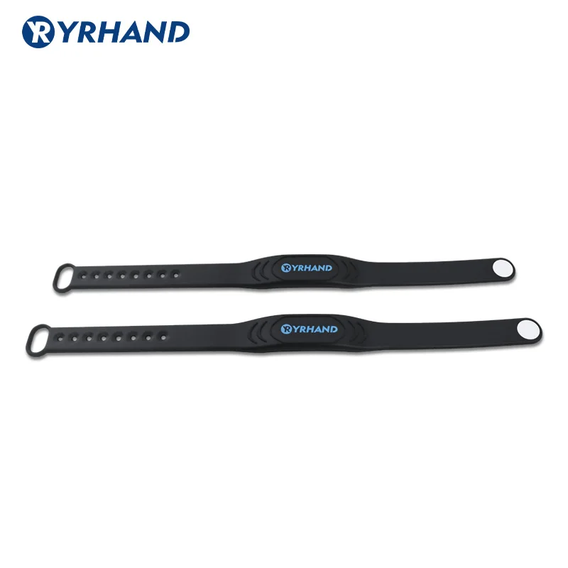 10pcs 13.56Mhz Adjustable Rubber IC Smart Wristbands for electronic rfid locks