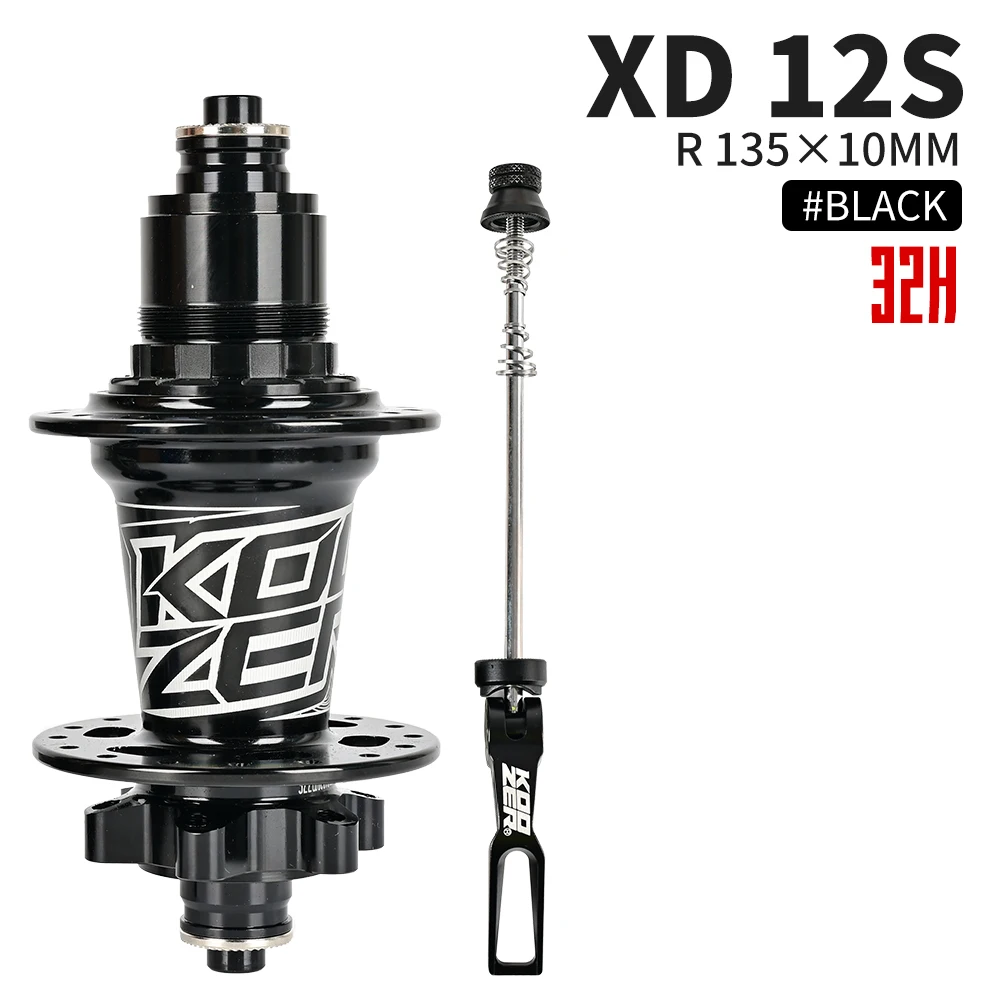 Koozer XM490 32H Bicycle Hubs 4 Bearing MTB Disc Brake Hubs