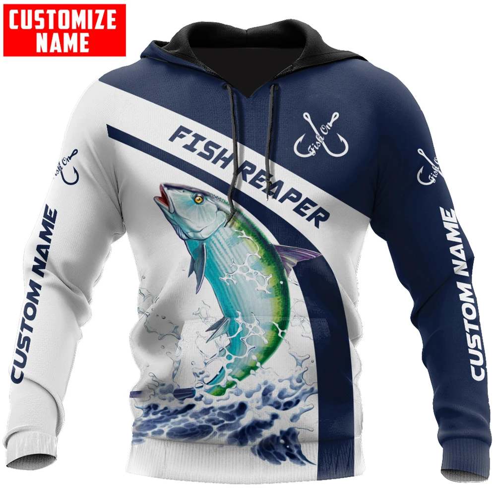 

Custom Name Bonefish Fishing design 3D Printed Men's Hoodie & Sweatshirt Autumn Unisex Zip Hoodies Casual sportswear KJ845