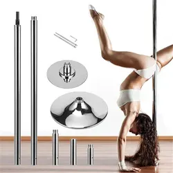 Pole Dance 45MM Portable Dancing Pole Easy To Install Adjustable Height Spin Dance Stripping Pole For Home Fitness Exercise Club