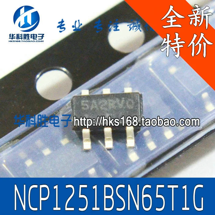 Original 5pcs/ NCP1251 NCP1251BSN65T1G   5A2 5AA 5AX