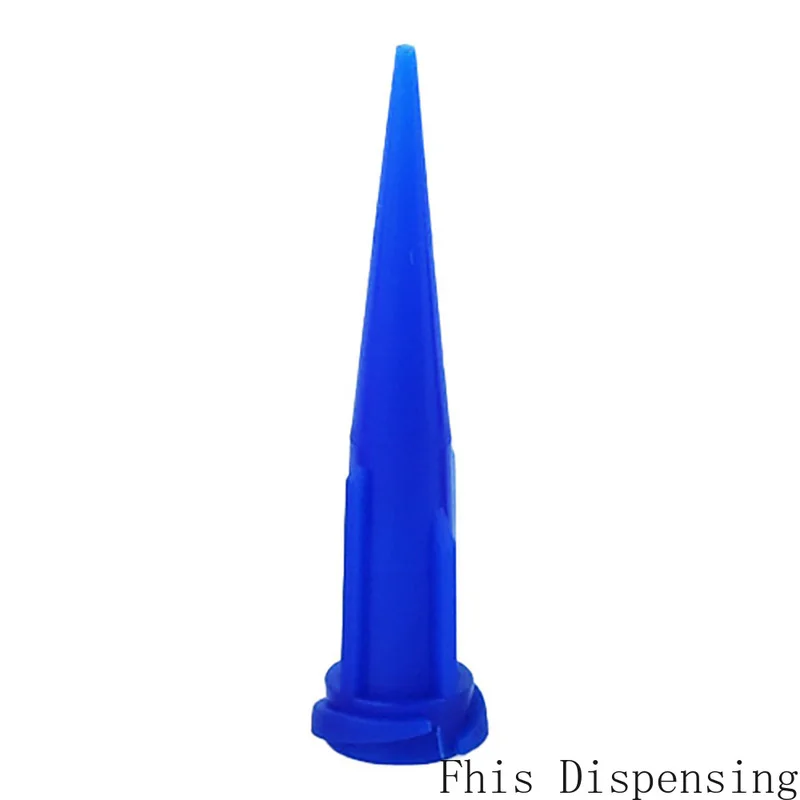 Opaque Plastic Conical Fluid Epoxy Resin Smoothflow Tapered Needle 22G Glue Dispensing Tips Pack of 50