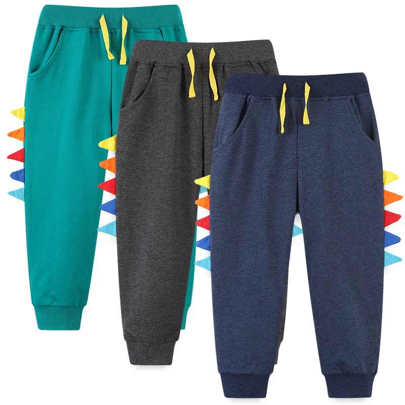 Jumping Meters New Arrival Drawstring Children's Sweatpants For Boys Girls Autumn Spring Toddler Full Length Kids Trousers Pants