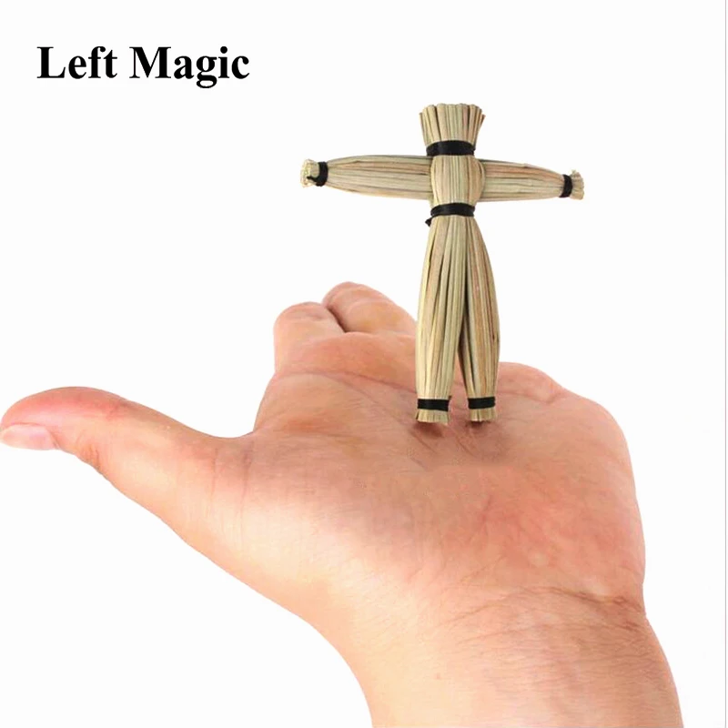 Straw Voodoo Doll Magic tricks Doll Props mentalism,close up magic stage Accessories comedy amazing toys April Fool's Day E3068