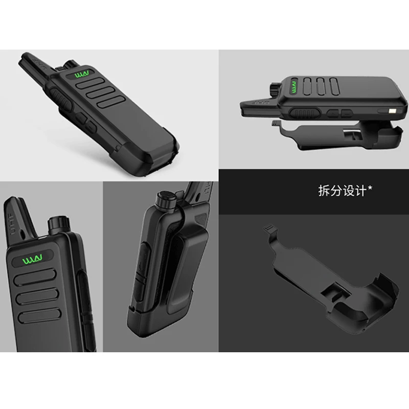 Imagem -05 - Wln-mini Walkie Talkie Portátil Uhf 400470 Mhz 5w 1500mah 16 Canais Amador Magro Transceptor Portátil Kd-c1mini Pcs