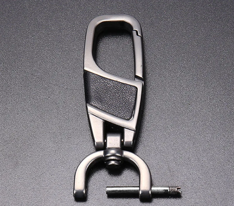 LLavero de Metal con hebilla de cuero, colgante de moda, regalo de fiesta, novedad, K3145