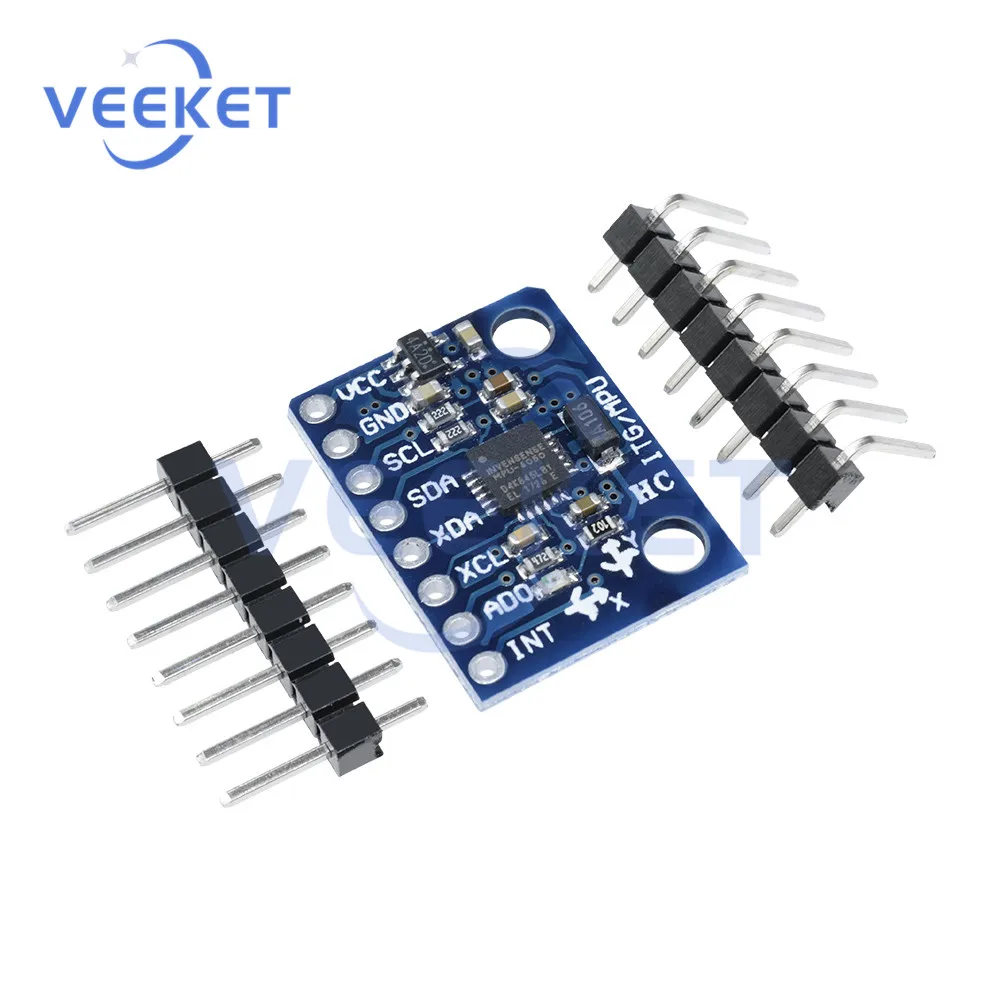 1-10Pcs GY 521 MPU-6050 3 Axis Analog Gyroscope Sensors Module MPU6050 3 Axis Accelerometer Board for Arduino DIY