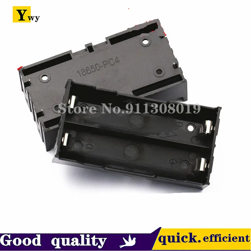 2PCS /LOT Battery box 18650 pack 2 DIY lithium battery box pin 18650 battery holder is resistant to fall