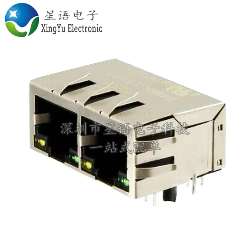 

Network interface socket 7499021125 RJ-45 1*2 dual port with 100M 100BST network transformer