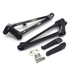 Motorcycle Rear Passenger Footrest Foot Peg Bracket Set For YAMAHA YZF R1 YZF-R1 2009 2010 2011 2012 2013 2014