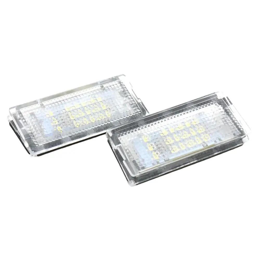 2pcs For BMW E46 3 Series Sedan Touring Estate Compact 1998-2007 No Error Car Led Number License Plate Light Lamps Accessories