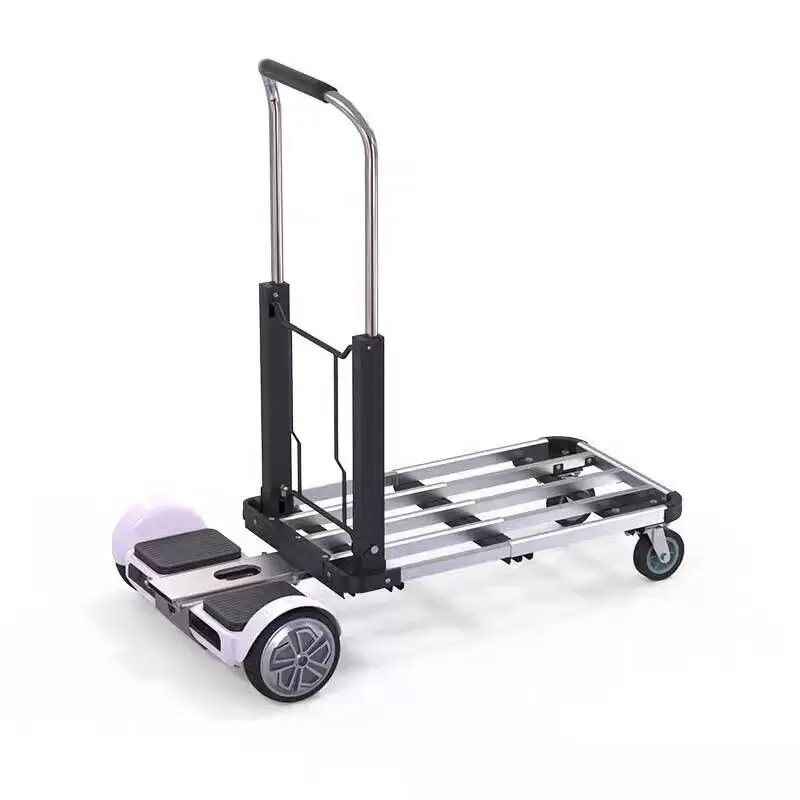 Electric trolley small portable cargo folding trolley