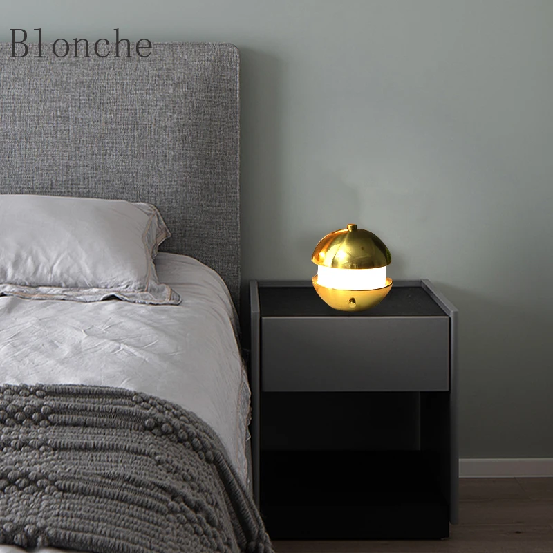 Table Lamp Decoration Desk Lamps Rechargeable LED Night Lights Touch Sensor Lighting for Bedside Light Dressing Table for Sleep